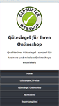Mobile Screenshot of gepruefter-webshop.de